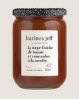 Verse tomaten-komkommersoep met munt