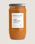 Kathmandusoep - met zoete aardappelen, pompoen en kurkuma