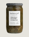 Minestrone de lentilles et chou kale