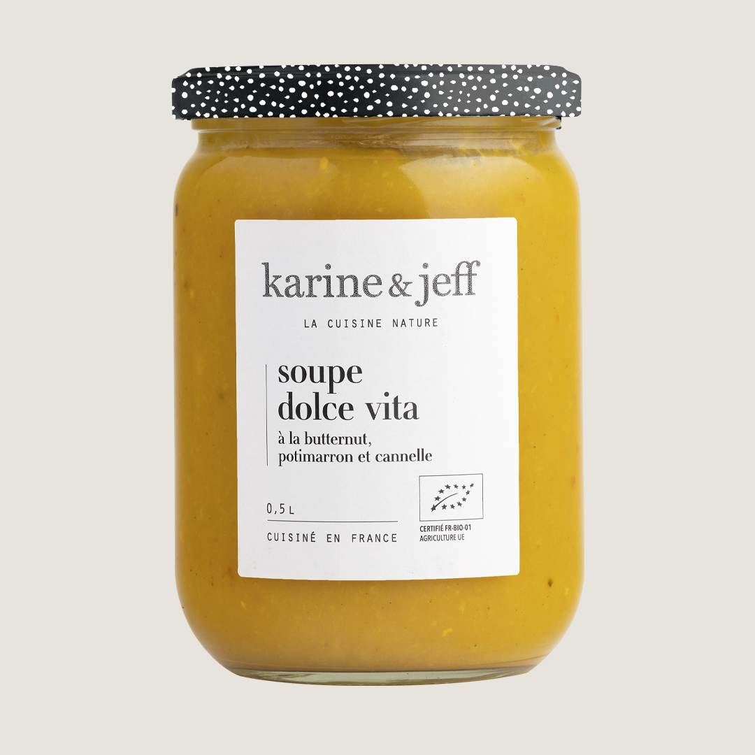 Dolce Vita-soep - met butternut, pompoen en kaneel