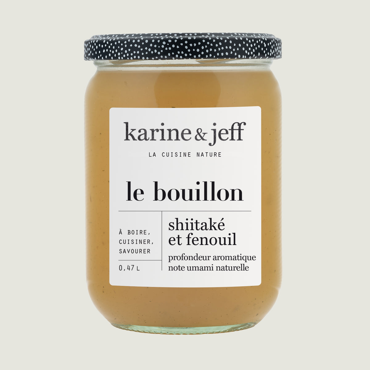Le bouillon - shiitaké et fenouil