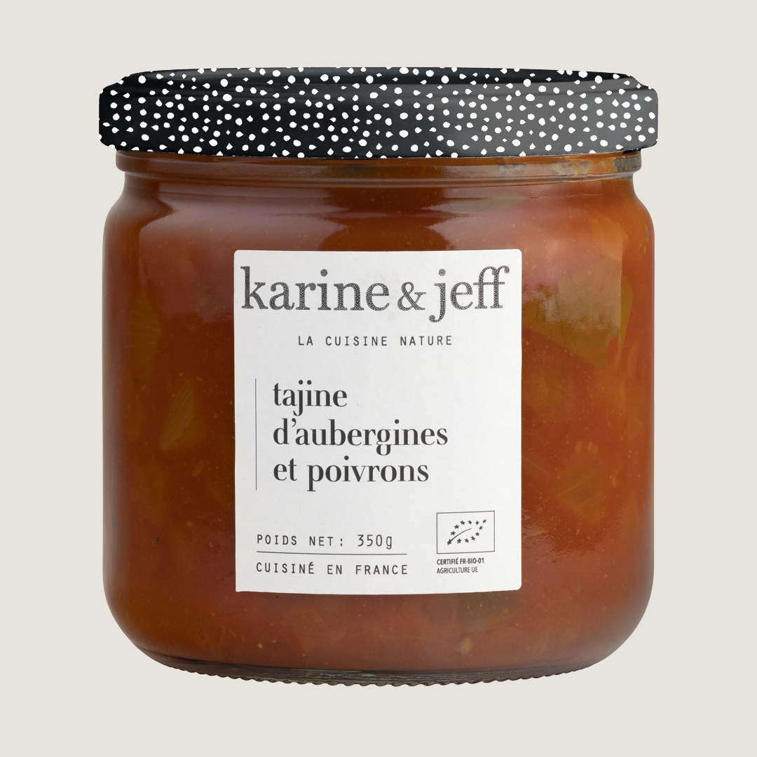 Tajine van aubergine en peper