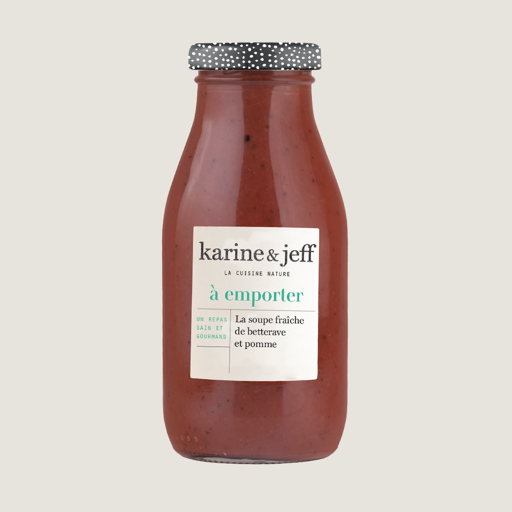 La soupe fraîche de betterave et pomme 1/4L