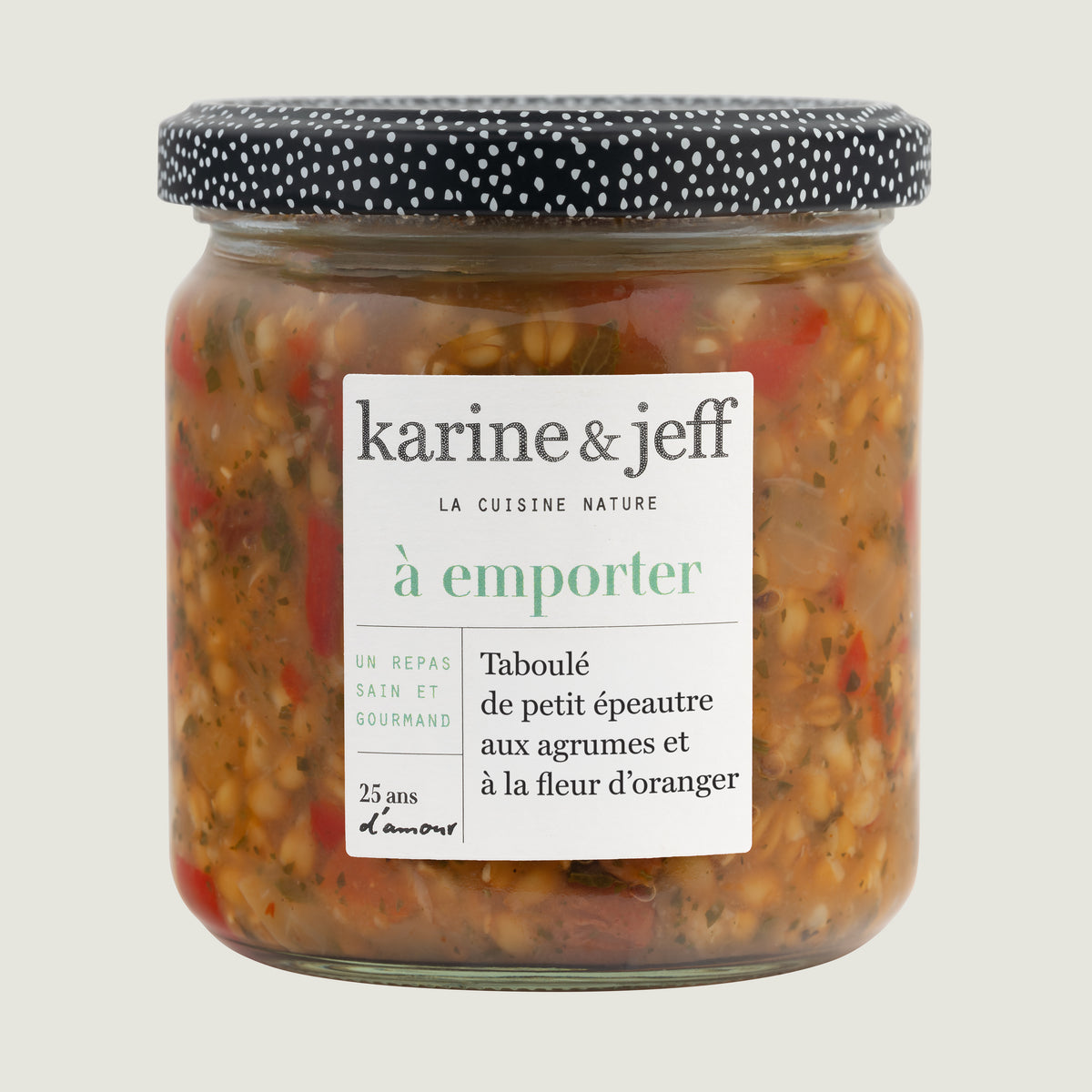 Taboulé de petit épeautre aux agrumes et à la fleur d'oranger