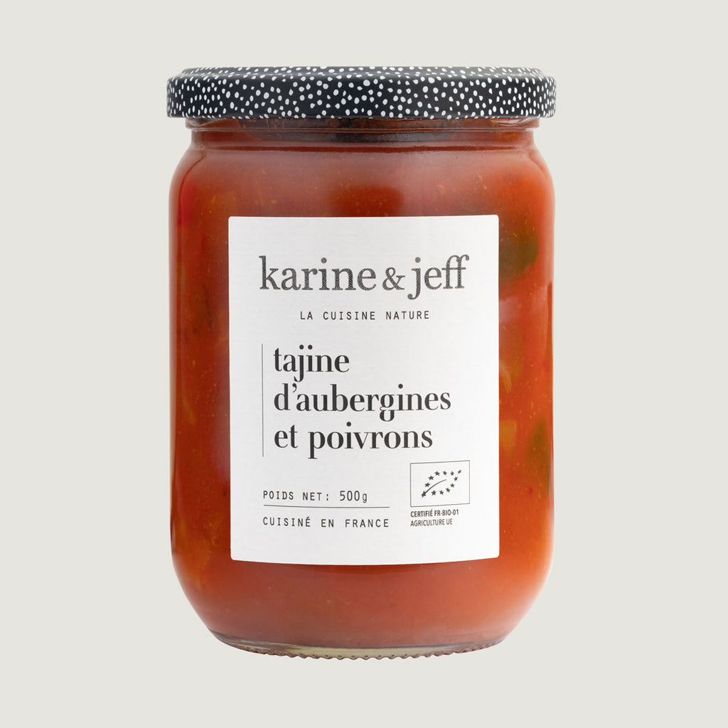 Tajine van aubergine en peper