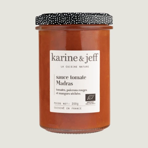 Tomatensauce Madras - Tomaten, rote Paprika und getrocknete Mango