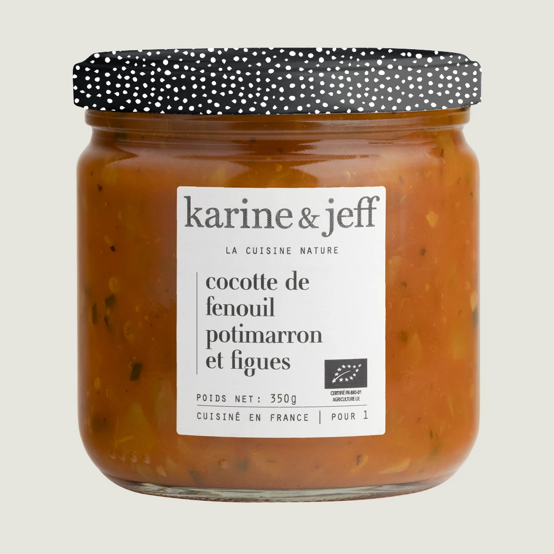 Cocotte de fenouil, potimarron et figues