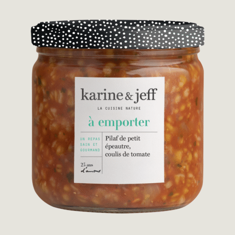 Pilaf de petit épeautre - coulis de tomate et basilic