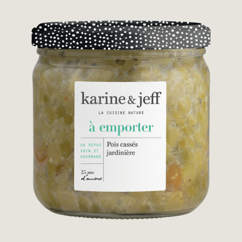 Pois cassés jardinière