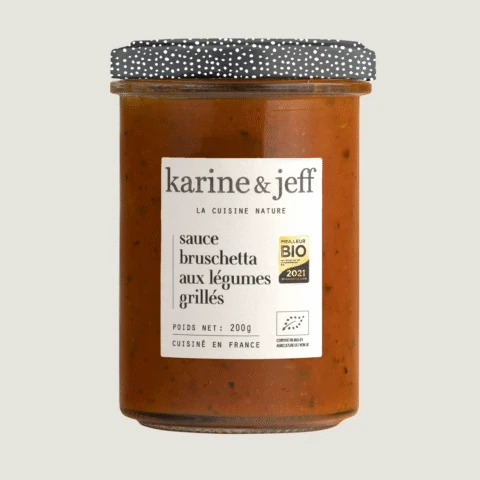 Sauce bruschetta aux légumes grillés