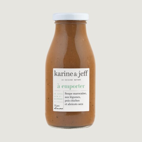 Soupe Marocaine - aux légumes, pois chiches et abricots secs 1/4L